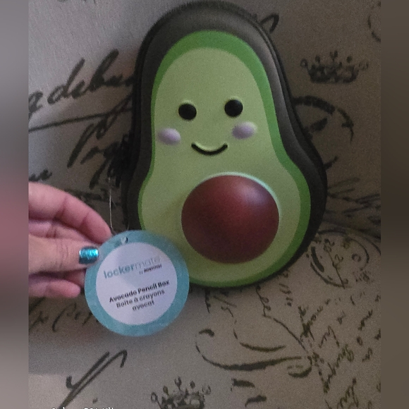 BOSTITCH Locker Mate Avocado Pencil Box NWT - Picture 2 of 5